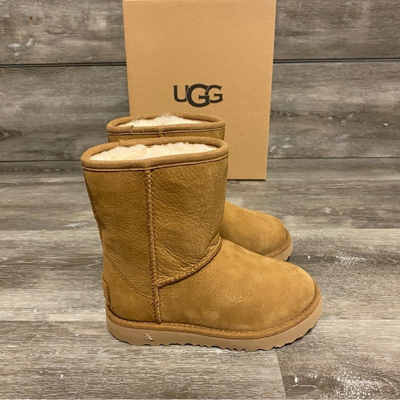 UGG Other - UGG | Classic Weather Short II toddler Boots Chestnut Wool Lined NEW
